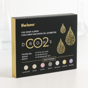 OXYPODS, cápsulas CO2, Dr. Bora DRO2s, sistema drop a drop